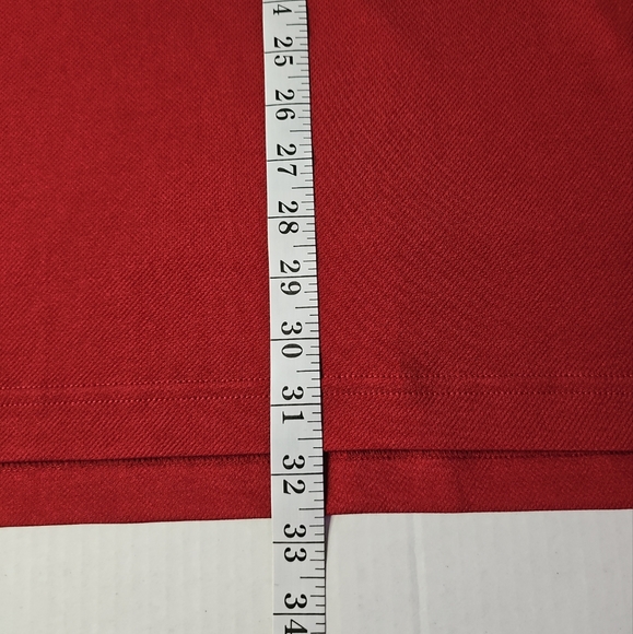 Stanford Cardinal Polo Shirt Red Nike Team Dri Fit White Swoosh Golf Men 2XL XXL - Picture 10 of 10